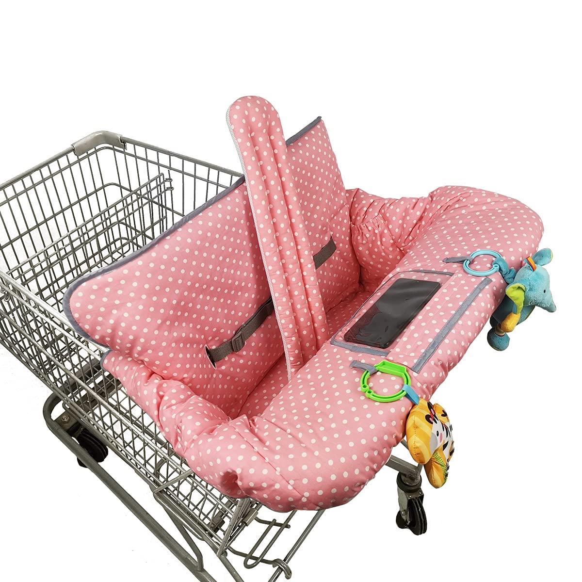 ICOPUCA Shopping Cart Cover, 2 in 1 cart Cover for Babies N high Chair Cover, Pa