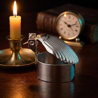 Fire Extinguisher Metal Shell Pattern Fire Extinguisher Timer with Iron for Candles 1.7-2.5cm (Silver)