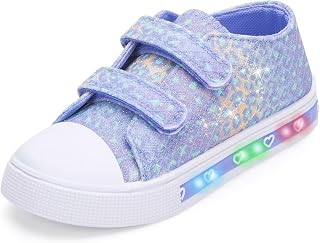 toddler light up sneakers, easy tie canvas shoes