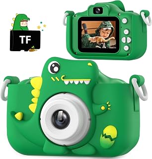 Upgrade Kids Camera,Christmas Birthday Gifts Toys for Ages 3‑12 | 1080P HD Selfie Digital Video Camera for Toddlers, Cute Portable Little Girls Boys Gifts Toys for 3 4 5 6 7 8 9 Years Old