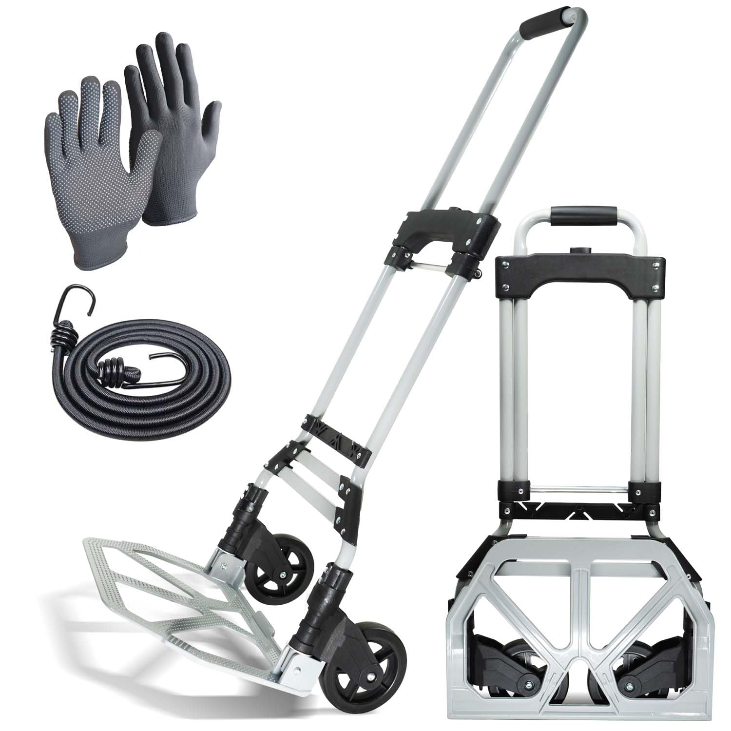 WMR Heavy Duty Folding Aluminium Hand Truck Trolley | Multi-Purpose Sack Barrow 