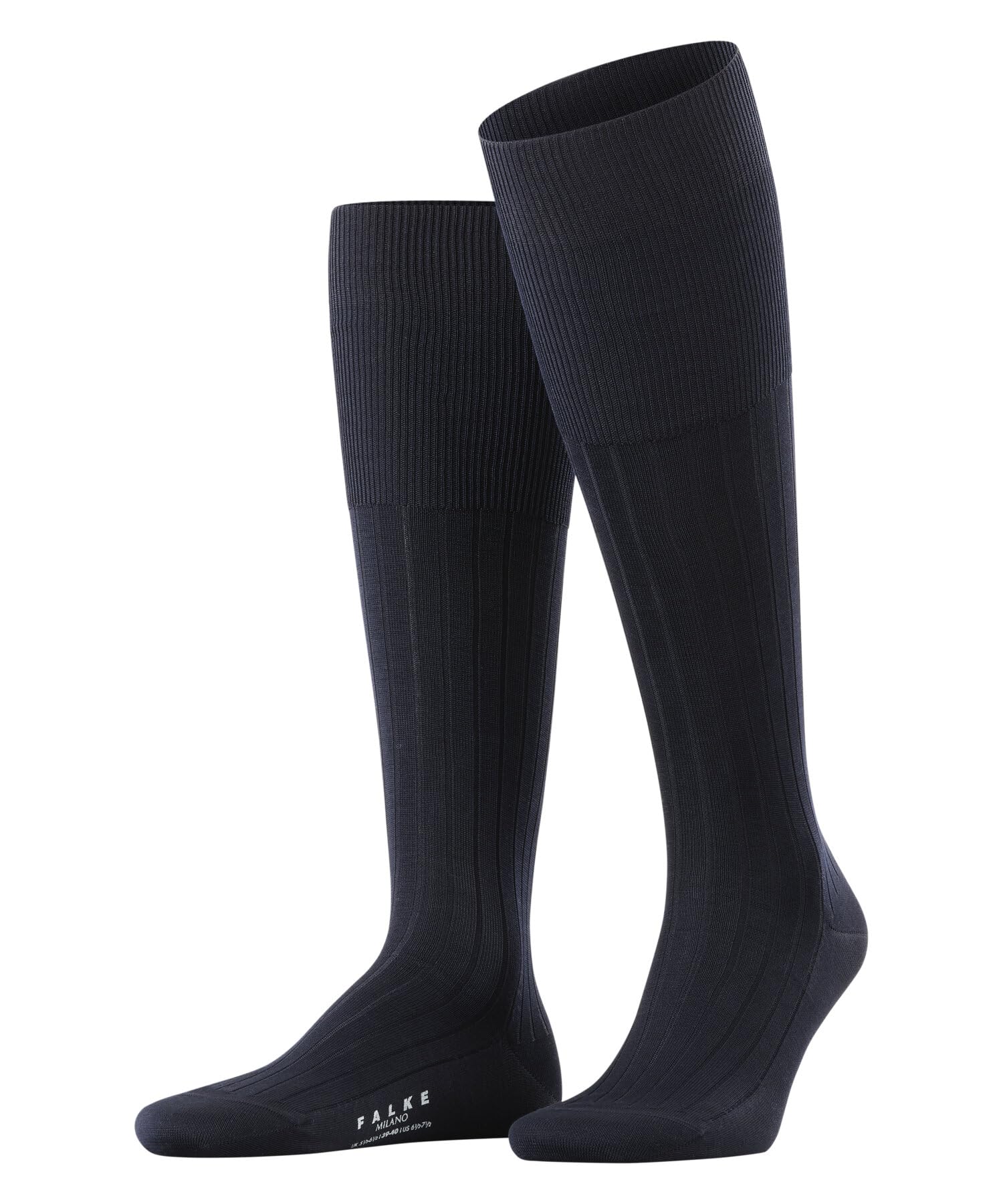 FALKE Men's Milano Long Socks Breathable Sustainable Organic Cotton Scotland Thr