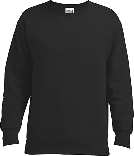 Gildan Hammer Adult Crew Sweatshirt Maglia di Tuta, Nero, S Uomo