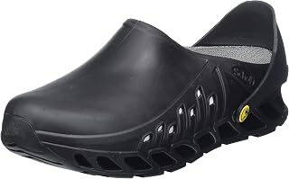 Scholl Evoflex Professional Sanitary Clogs for Men and Women, Ultralight, Comfortable, Adjustable Strap, Non-Slip Sole, Removable Memory Insole with Antibacterial Lining