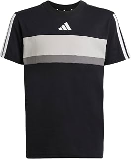 adidas Unisex Kids Seasonal Essentials Tiberio 3 Stripes T-Shirt T-Shirt