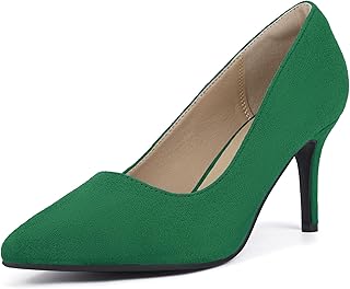 IDIFU IN4 Women's Pumps High Heels Closed Toe Stiletto Pointed Toe Dress Shoes Wedding Prom Bridal Daily Work Office Business Trendy Fashion Sexy Comfortable Pumps Dressy Shoes