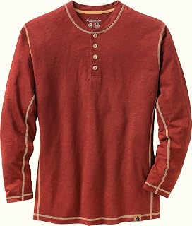 Legendary Whitetails Maverick Slub Henley Barnwood Men's Henley Shirt (Pack of 1)