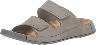ECCO Mens 2026 Cozmo 2-Strap Soft Leather Comfy Flexible Adjustable Sandals