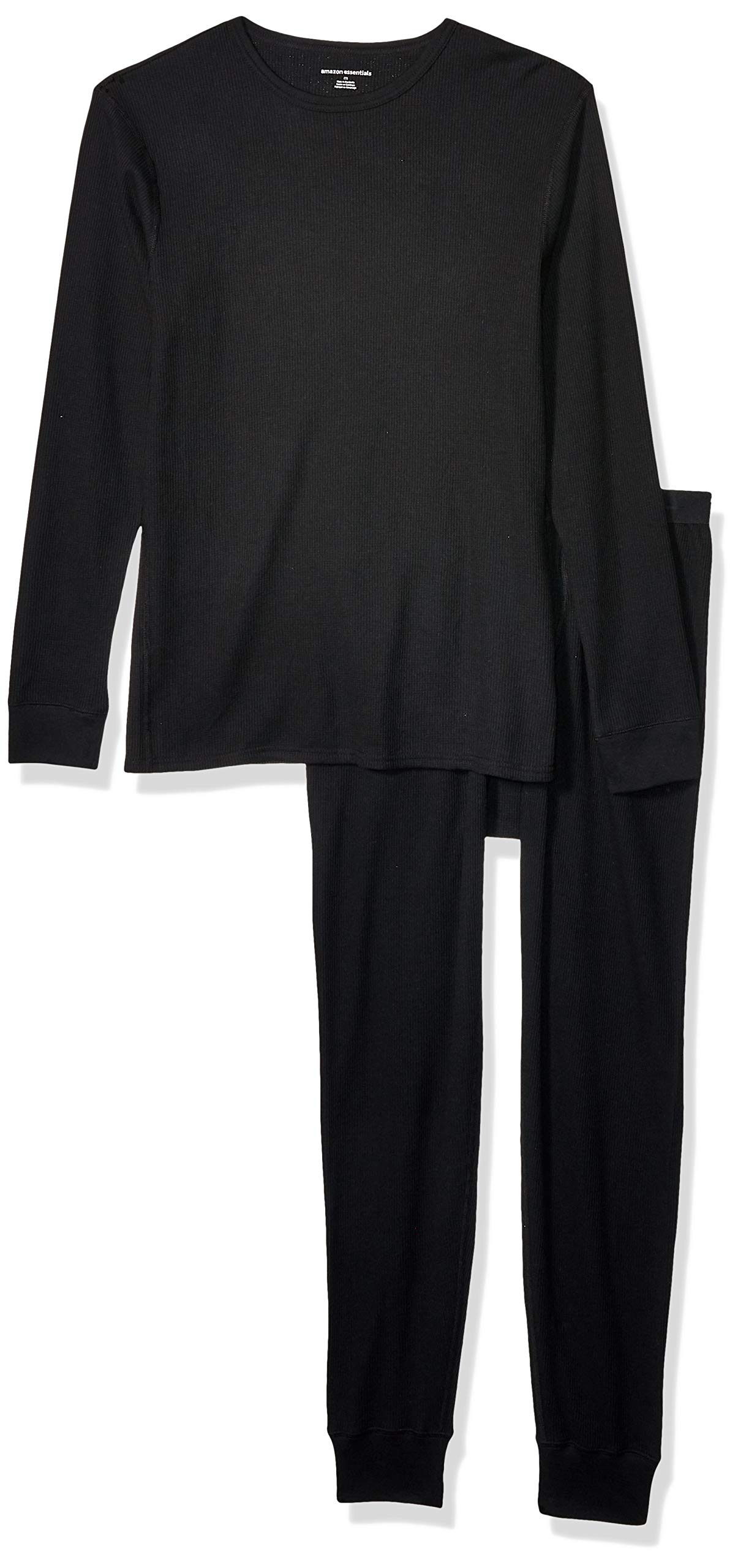 Amazon Essentials Men's Slim Fit Thermal Long Johns Underwear Set, Breathable Wa