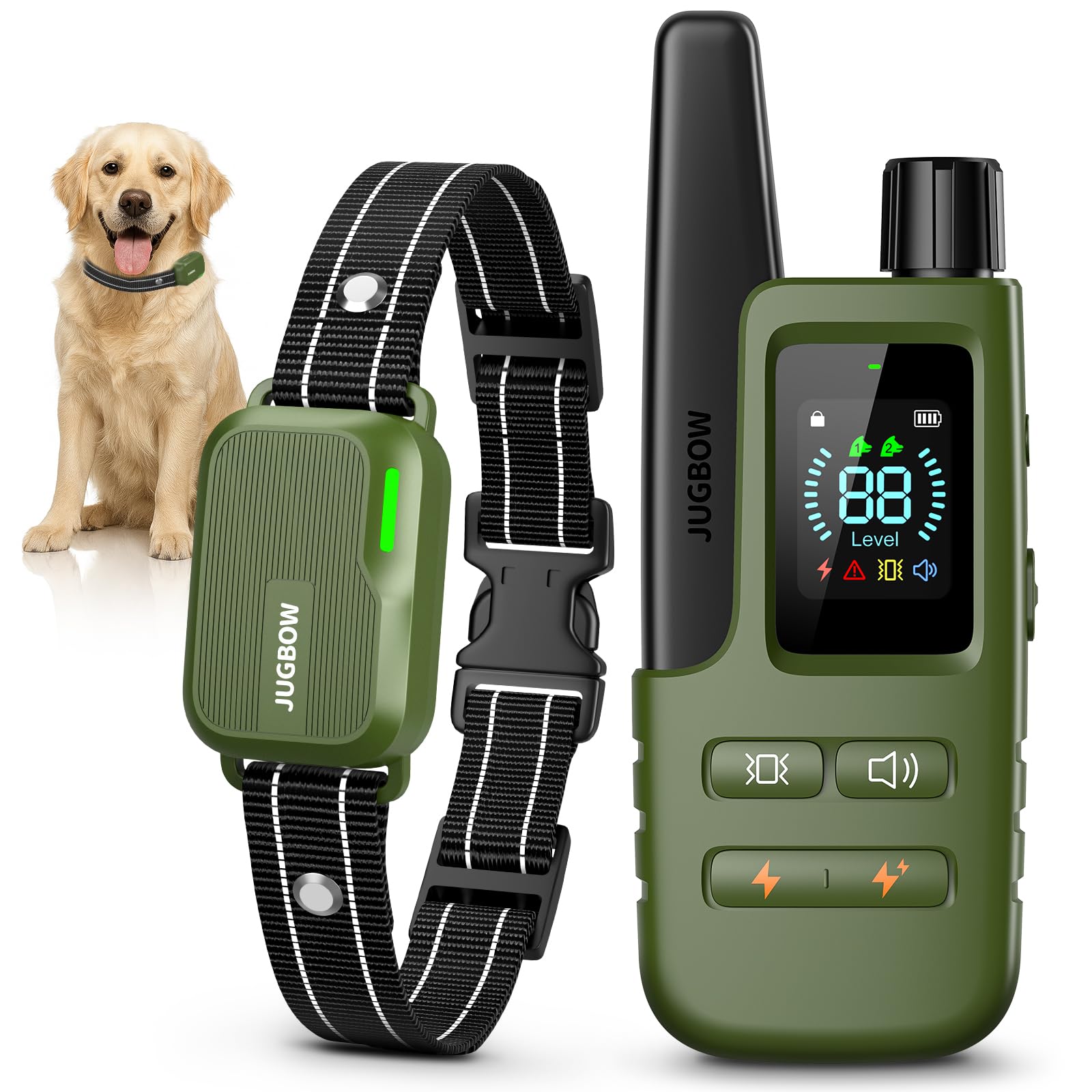 Dog Shock Collar - 4500FT Dog Training Collar with Remote for 10-120lbs Dog | IP