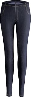 Nur Die Treggings In Jeans-Look Relax & Go Stretch Mit Taschen Komfortbund Skinny Fit Leggings for Women