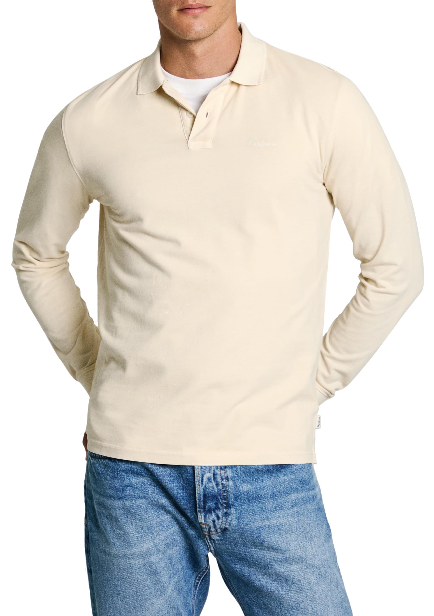 Pepe Jeans Men's New Oliver Gd Ls Polo (Pack of 1)