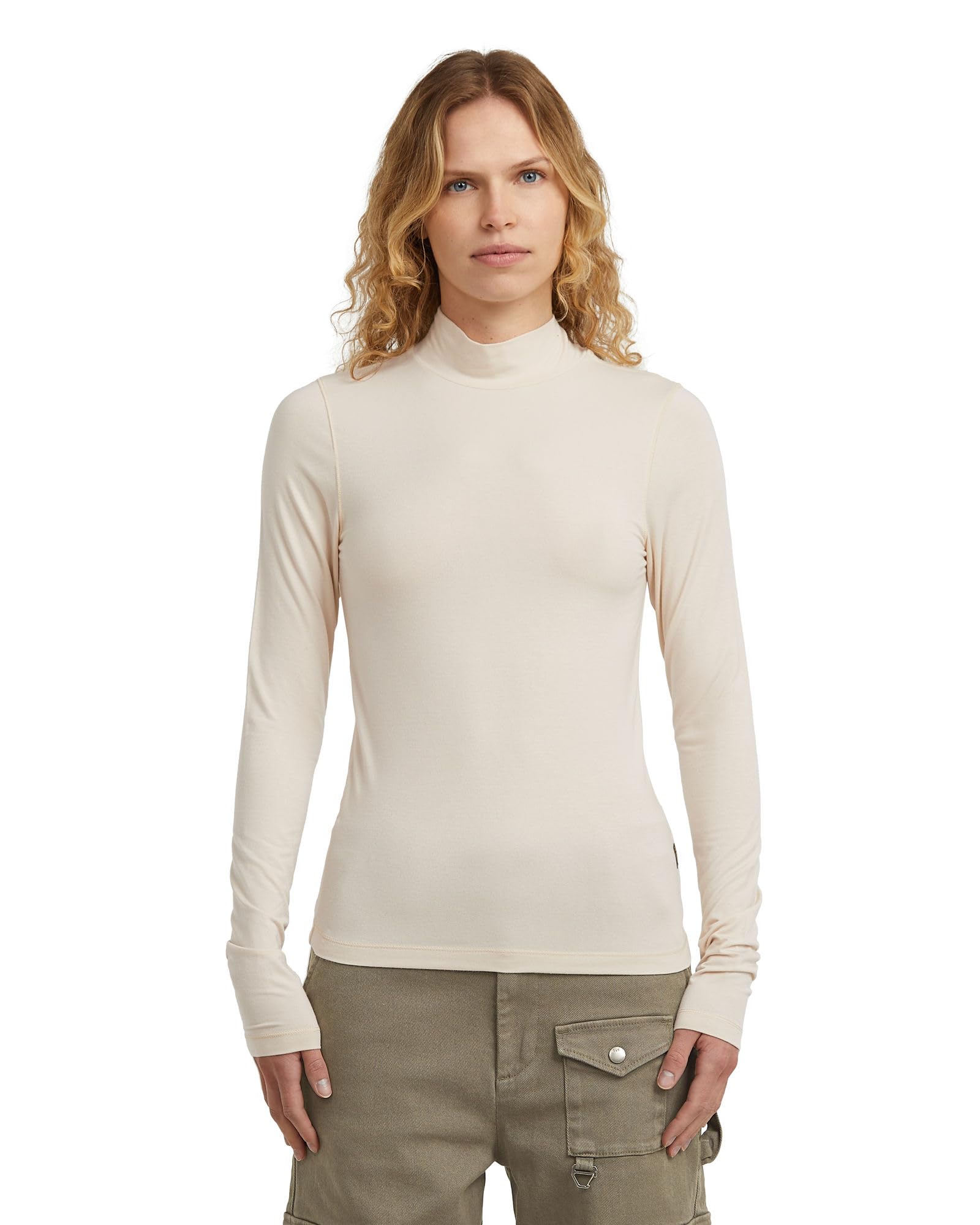G-Star Mock Slim T LS Wmn Women's T-Shirt