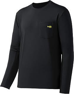 BASSDASH Men's Long Sleeve T-Shirt UPF 50+ Performance UV Sun Protection Fishing Hiking Sports Shirts