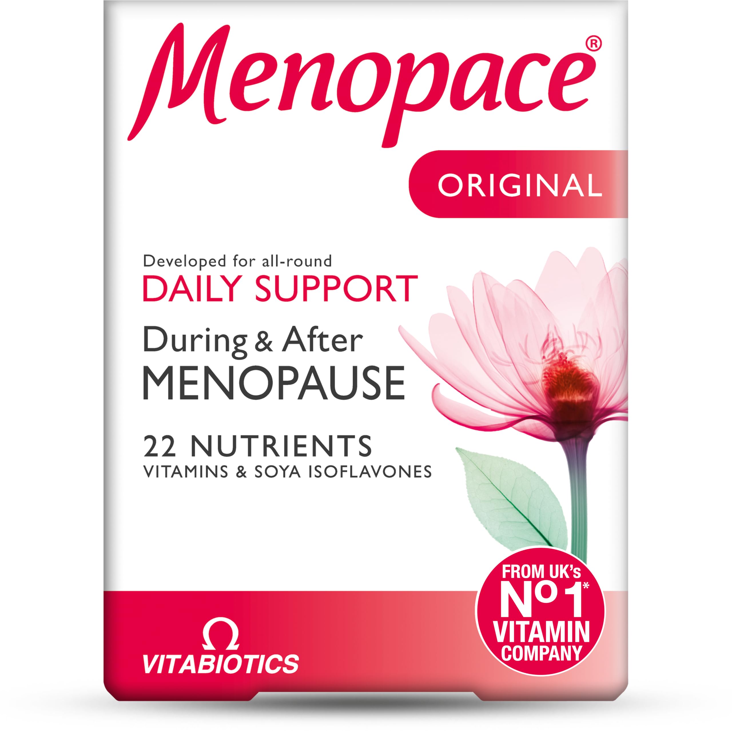 Menopace Original by Vitabiotics - 90-Day Menopause & Perimenopause Vitamin Supp