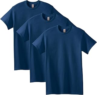 Gildan Heavy Cotton T-Shirt G5000, Navy (3-Pack), X-Large