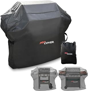 Premium Cover for Barbecue and Grill – Waterproof & Durable | Oxford 600D Fabric | Windproof | Professional Quality, Fits All Brands – ProCover (58x24x44in)
