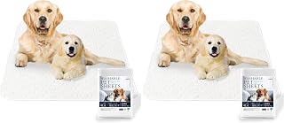 (Instantaneous Absorption Model x Developed with Animal Nurses) Washable Pet Sheets Set of 2, for Dogs and Cats, Quick-Drying 3D Mesh, Reusable Training Pad for Dogs [Antibacterial and Mildew