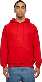 Urban Classics Men's Plain Hooded Sweatshirt Black 65% Cotton, 35% Polyester Oversize