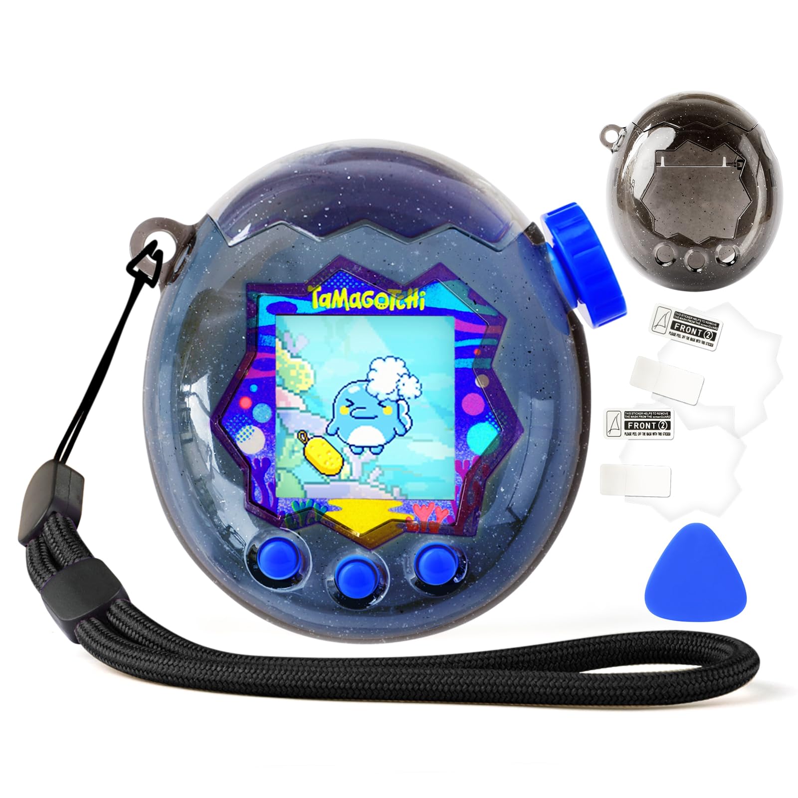 Case for Tamagotchi Paradise Electronic Pet | PC Protective Shockproof Cover 2Pc