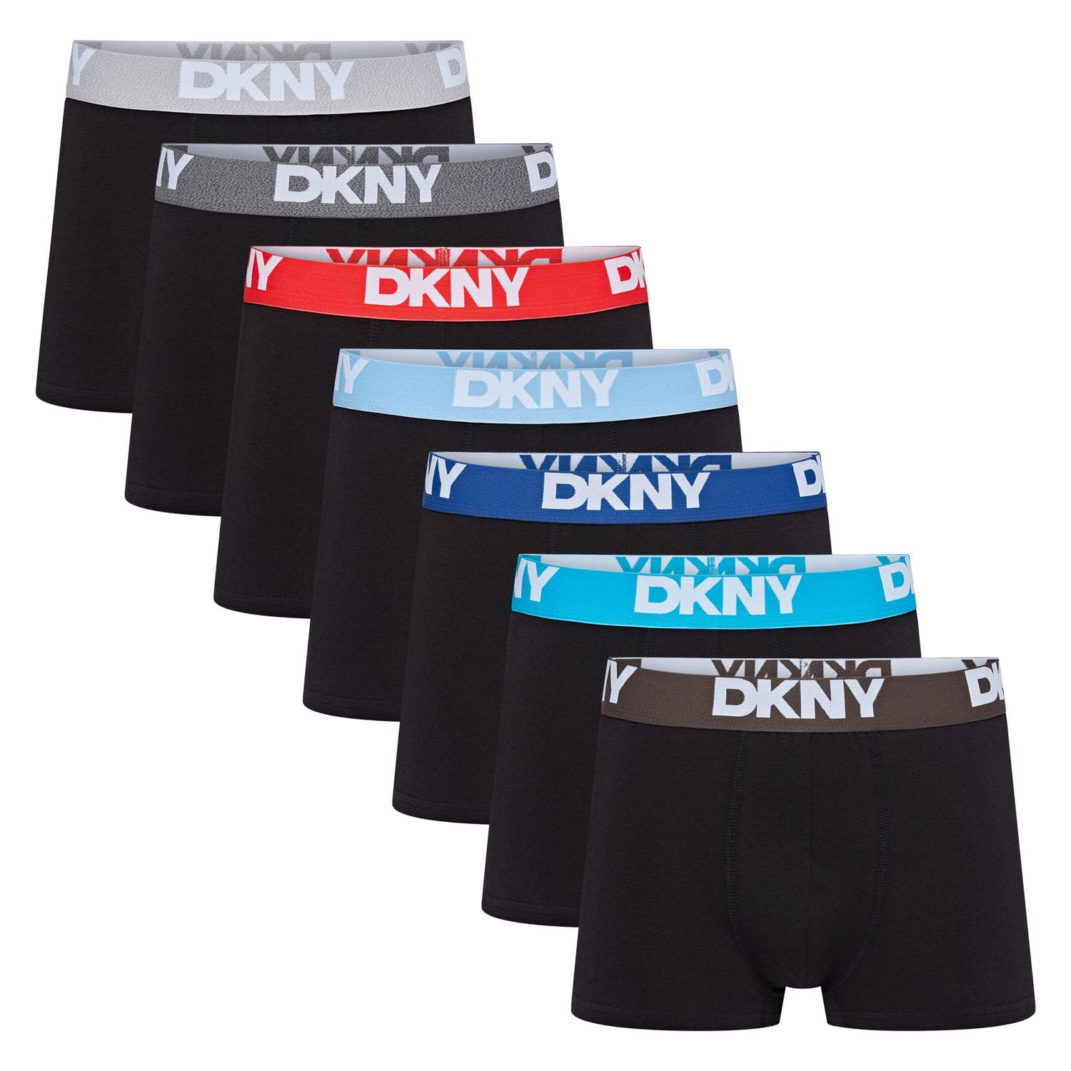 DKNY Seattle Boxers Men Multipack | Soft and Breathable Cotton Briefs | Men's Co