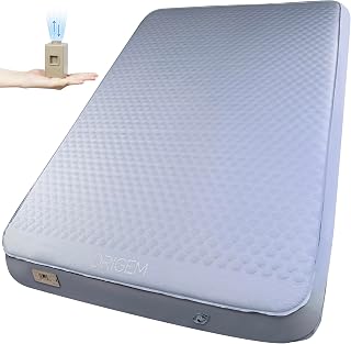 Origem Double Self-Inflating Foam Camping Mattress with Electric Pump
