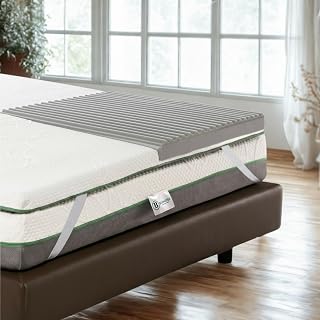 Bedshire Orthofoam HD Double Mattress 120 x 190 cm, 5 Zones Rigid and Breathable Corrector Mattress, 5 cm High with Removable Cover Orthopaedic Futon, Made in Italy 100%