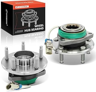 A-Premium 2 x Front Wheel Bearing Hub Assembly Compatible with Chevy, Buick | for Chevy Impala Monte Carlo Uplander, Buick Century Lacrosse Regal, Cadillac DeVille DTS, Pontiac Grand Prix, w/ABS & 5-Lug