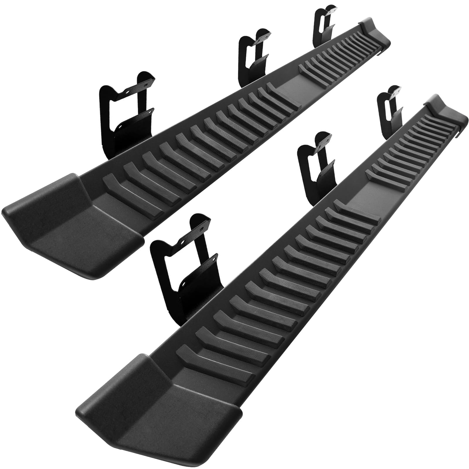 COMNOVA Pair Running Board Nerf Bar Compatible with 15-26 Ford F150 Superduty Cr