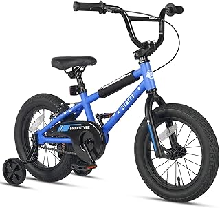 cubsala 12 14 16 18 20 Inch Kids BMX Style Bike for 2-12 Years Old | For Toddlers Boys Girls, High Tensile Steel Frame, Training Wheels(12''–18''), Kickstand(14''-20''), Coaster & Rear V Brake