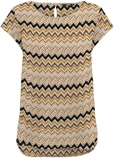 ONLY Women's Onlnova Life Vis S/S Top AOP Onlnova Life Vis S/S Top AOP (Pack of 1)