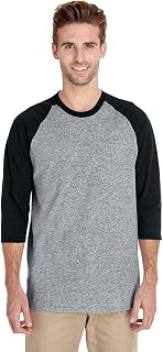 Gildan mens Heavy Cotton ¾-Sleeve Raglan (G570)