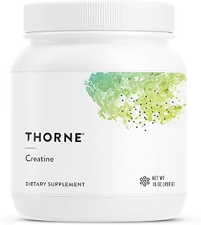 THORNE Creatine, Micronized Creatine Monohydrate Powder, 90 Servings | Supports Lean Muscle Mass, Endurance & Cognitive Function*, Unflavored, 5 g per Serving, NSF Certified for Sport