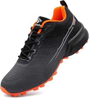 Trail Running Shoes Men Lightweight Breathable Hiking Shoes Outdoor Athletic Tennis Cross Training Shoes