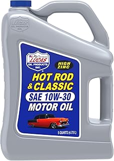 Lucas Oil 10679 10W-30 Petroleum Oil - 5 Quart Jug
