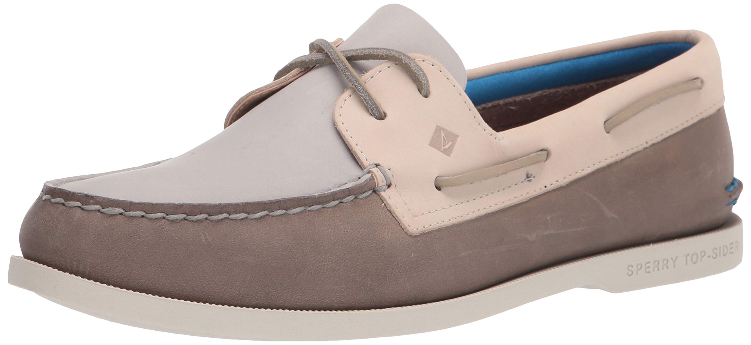 Sperry レディース A/O PlushWave スムースレザー ボートシューズ