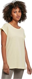 Build Your Brand Women's Ladies Extended Shoulder Tee T-Shirt