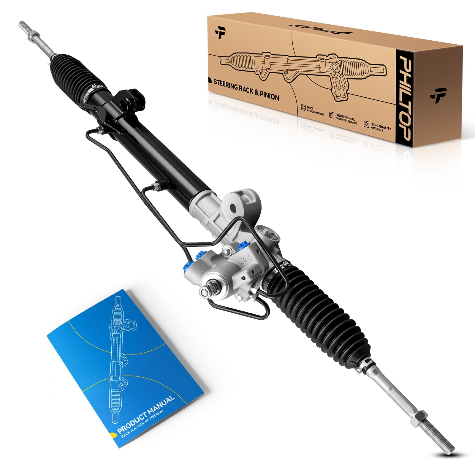 PHILTOP Power Steering Rack & Pinion Assembly for 2009 2010 2011 2012 2013 2014 