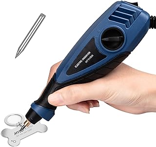 YEYETUO Engraving Pen, 6 Speed Metal Engraver, Engraving Machine for Wood | 25W Engraving Pen Operates at 110V, DIY Engraver Pen, Engraving Tool for Leather, Metal, Glass, Professional Etching Tool