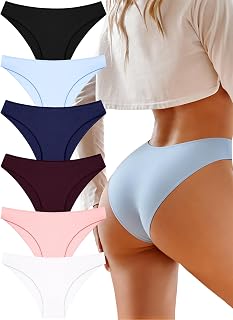 Cotton Underwear Womens Sexy Cheeky Bikini Panties Lingerie Outfits 6 pack