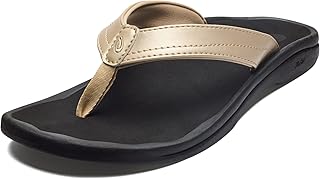 OluKai Ohana Women's Sandals, Water-Resistant Flip-Flops with Arch Support