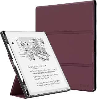 CoBak Stand Case for 11" Kindle Scribe 3rd Gen 2025 & Colorsoft | Two Viewing Angles – All-New PU Leather Cover with Auto Sleep/Wake, Built-In Pen & Tip Holders