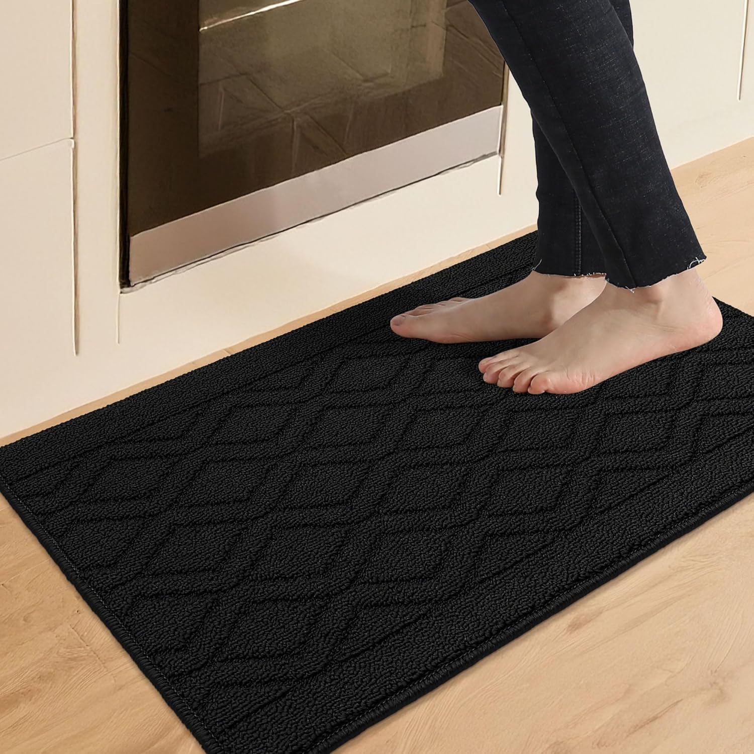 COSY HOMEER Kitchen Rugs and Mats Non Slip 20"x30" for Floor Absorbent Washable 