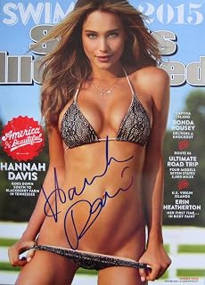 Hannah Davis autographed 2015 Swimsuit Sports Illustrated magazine Winter 2015