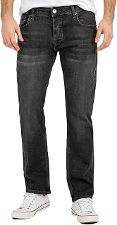 Lorenzo Loren Men's Jeans Distressed Look Regular Fit W29-W44 L30-L38