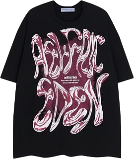 Aelfric Eden Metalic Graphic Tees Men Y2k Oversized T Shirts Women Vintage Tees Unisex Summer Tops