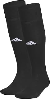 adidas Rivalry Over-the-Calf Soccer Socks 2 Pairs | Unisex, 2-Pack, Cushioned Impact Zones, Arch & Ankle Support, Secure Compression, Over-The-Calf Fit, Game & Practice Ready
