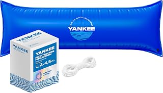 Yankee 4x15 ft Pool Pillows for Above Ground Pools, Rectangular for Closing Winter, Extra Durable 0.4 mm PVC (27 Gauge), Winter Pool Pillow