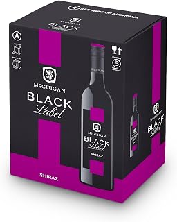 McGuigan Black Label Shiraz, 75 cl (Case of 6), packaging may vary