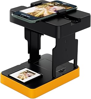 DigitConvert 35mm Mobile Film and Slide Scanner Converts Slides to Digital | Digitize 35mm old slides and negatives via smartphone. Battery-powered, portable film viewer for old photos